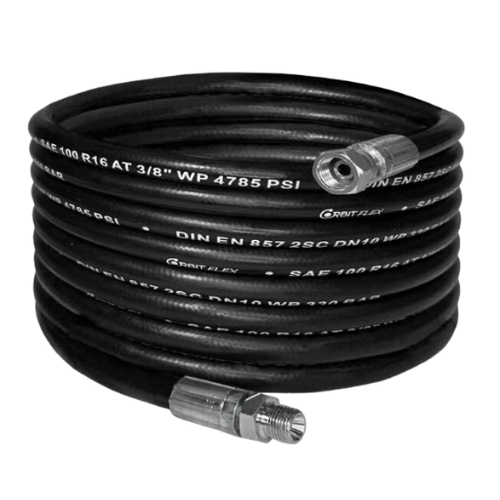 High-pressure hoses and reels